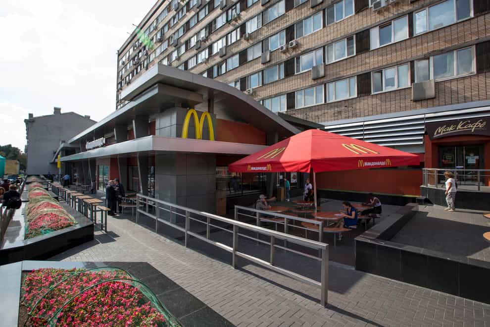The oldest of Moscow’s McDonald’s outlets (AP)