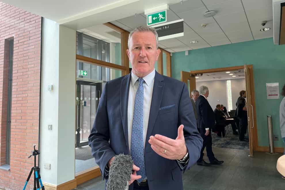 Stormont Finance Minister Conor Murphy has said an Executive should be formed while negotiations over the NI Protocol continue (Jonathan McCambridge/PA)