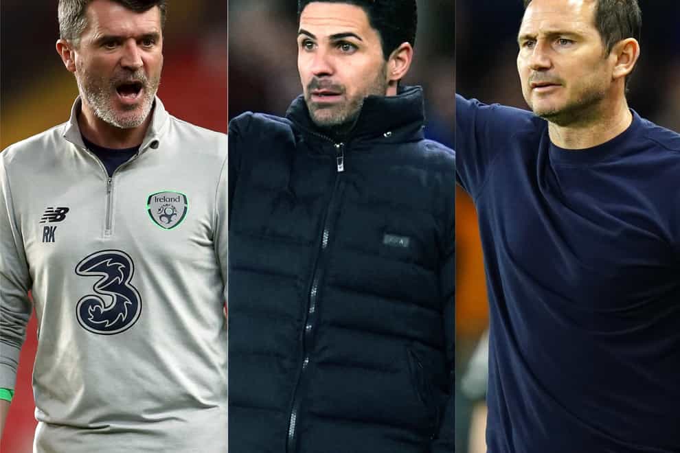 Roy Keane, Mikel Arteta and Frank Lampard have all had their says this season (PA)