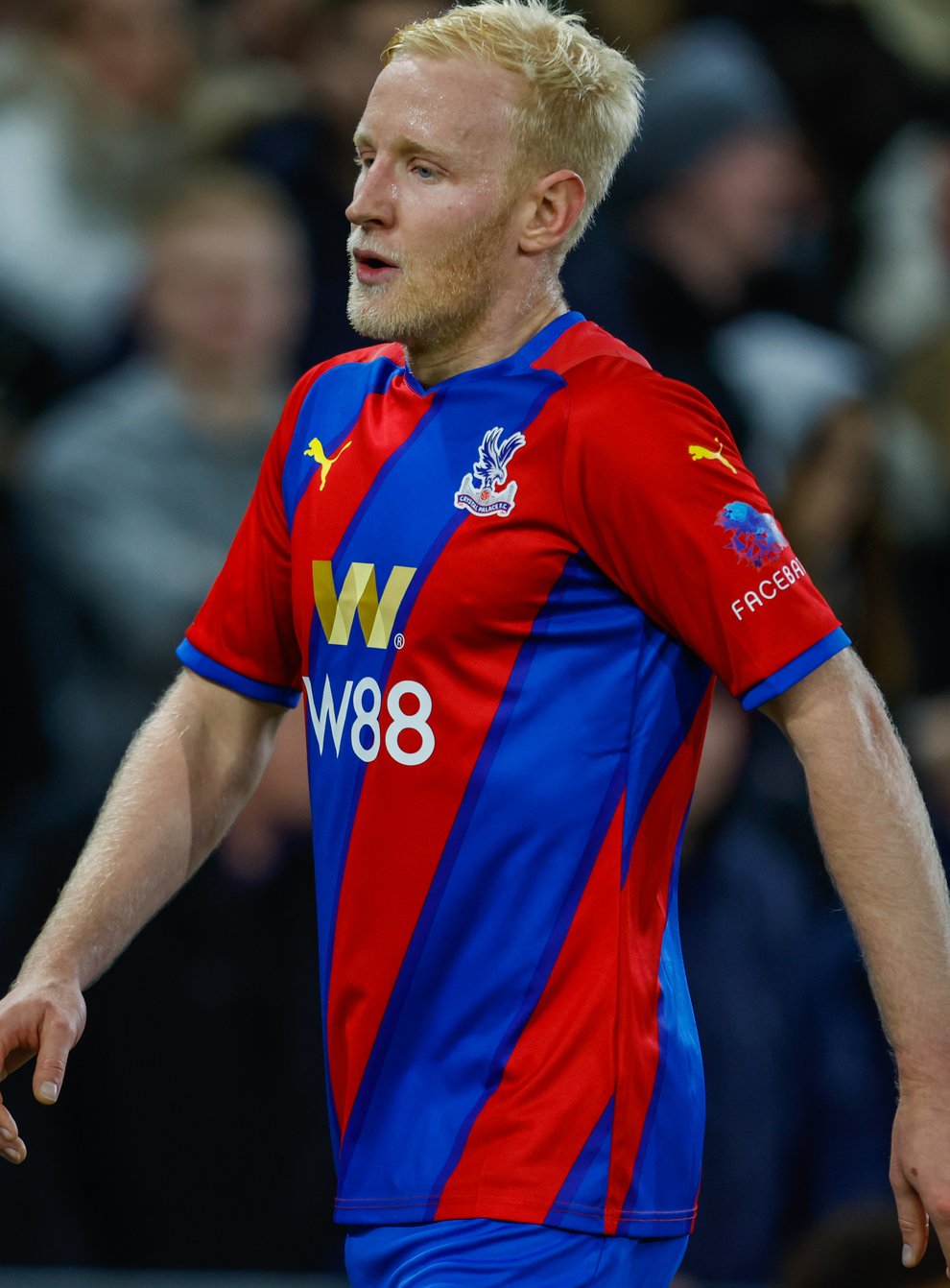 Crystal Palace’s Will Hughes will be assessed ahead of the visit of Manchester United (Steven Paston/PA)