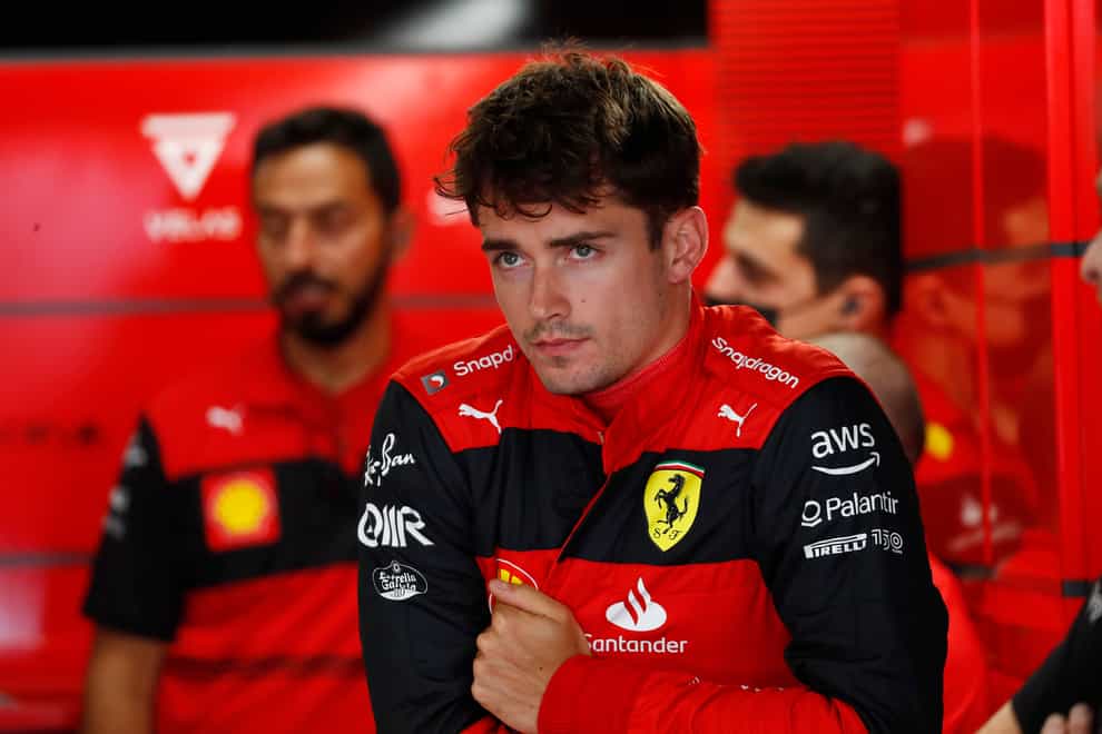 Charles Leclerc finished fastest in third practice (Joan Monfort/AP)