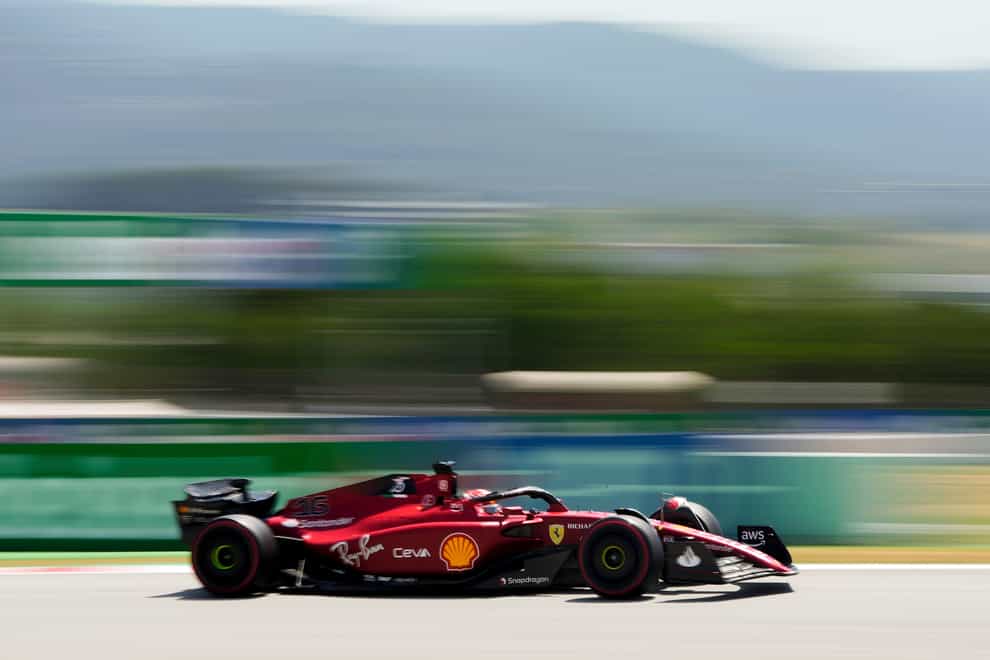 Charles Leclerc went fastest in qualifying (Manu Fernandez/AP)