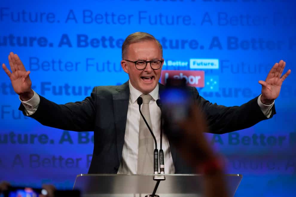There is still no clear answer as to whether Australia’s new prime minister Anthony Albanese will be able to form a majority government or have to rely on the support of an increased number of independents and minor party candidates who won seats in Saturday’s election (Rick Rycroft/AP)