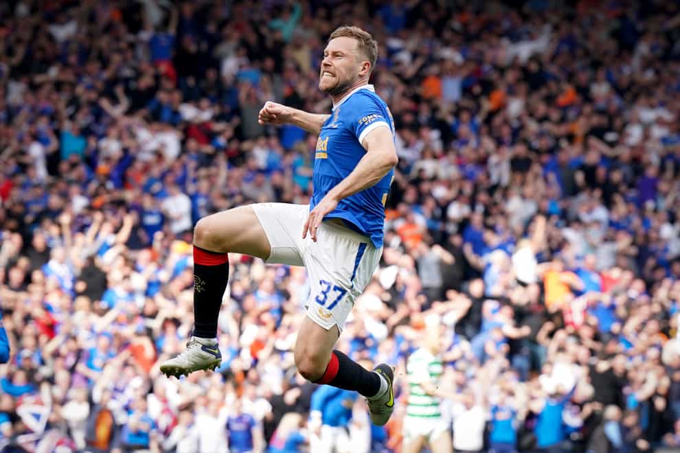 Rangers’ Scott Arfield delighted to end season with Scottish Cup win (Jane Barlow/PA)
