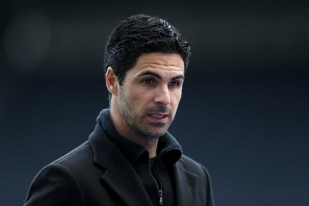 Mikel Arteta is haunted by Arsenal missing out on Champions League qualification despite their final-day 5-1 thrashing of Everton (Lee Smith/PA Images).