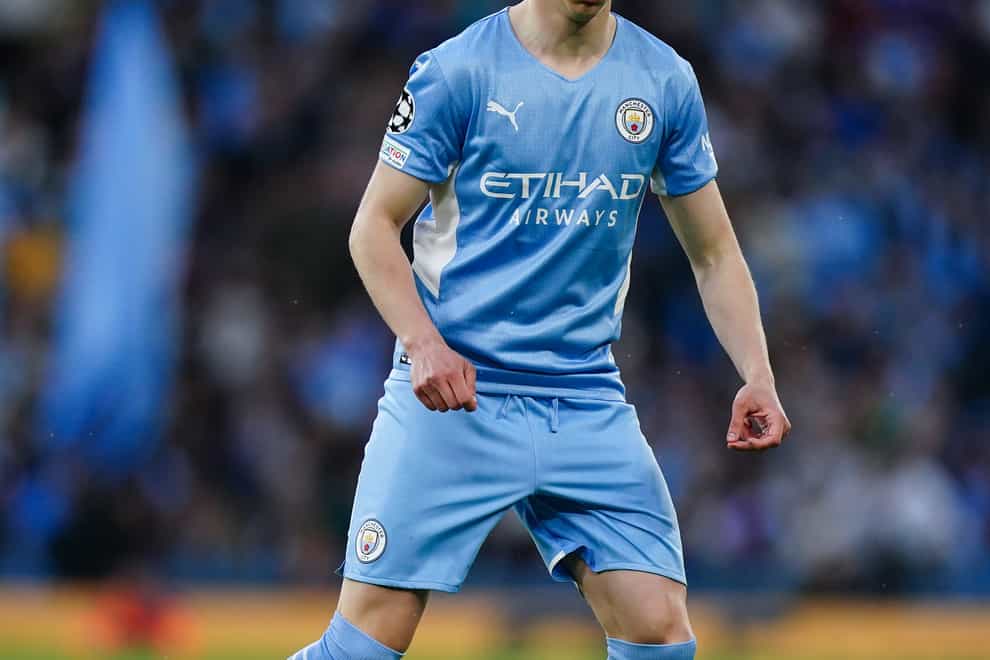 Oleksandr Zinchenko played a key role as Manchester City came from behind against Aston Villa to win the title (Mike Egerton/PA)