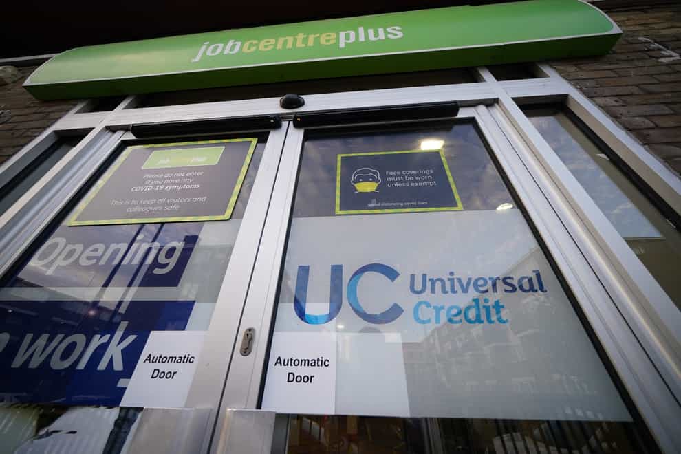 The increase in Universal Credit handed out during the Covid pandemic will not be reintroduced, a Treasury minister said (Yui Mok/PA)