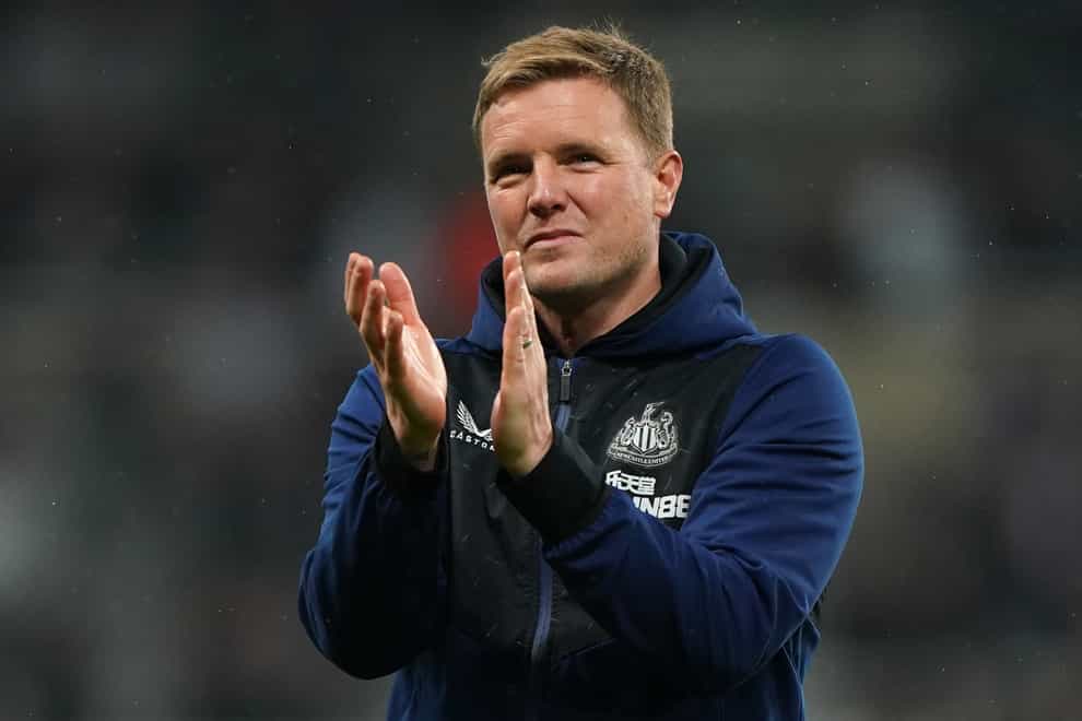 Eddie Howe has said Newcastle cannot afford to waste time in planning their summer transfer business (Owen Humphreys/PA)