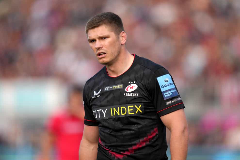 Owen Farrell has been in excellent form for his club Saracens (John Walton/PA)
