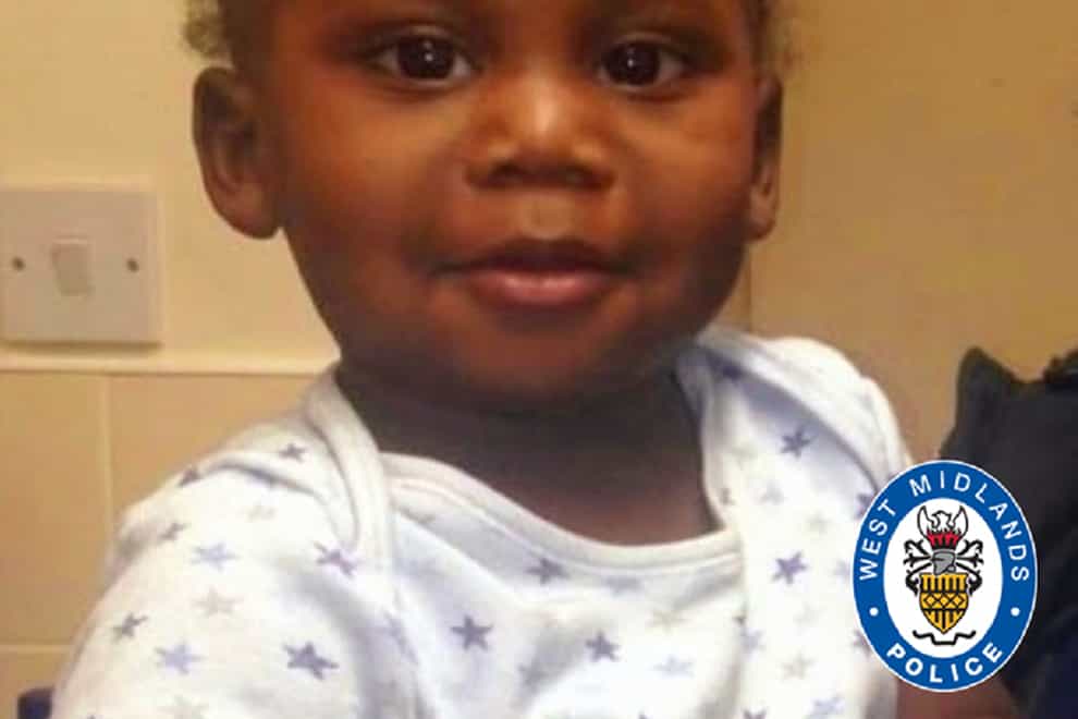 Nathanial Pope has been jailed for life with a minimum of 24 years for the murder of three-year-old Kermarni Watson Darby (West Midlands Police/PA)