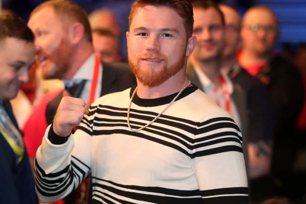 Saul ‘Canelo’ Alvarez will attempt to settle his feud with Gennady Golovkin in September (Liam McBurney/PA)