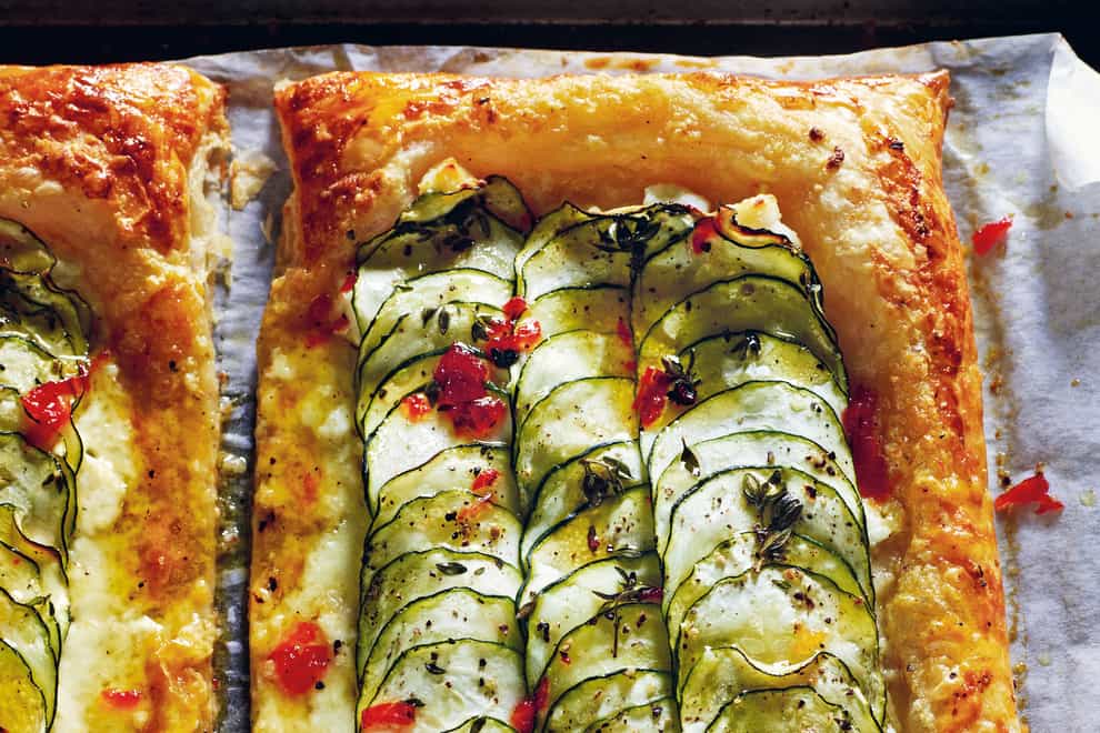 Galette of courgette (James Murphy/PA)