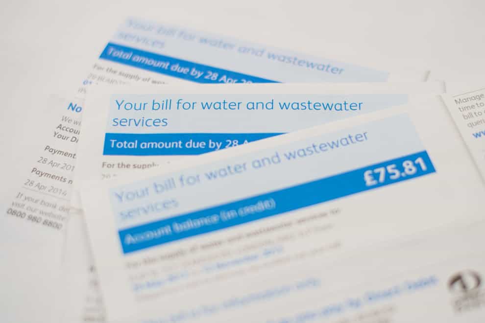 A collection of water bills (PA)