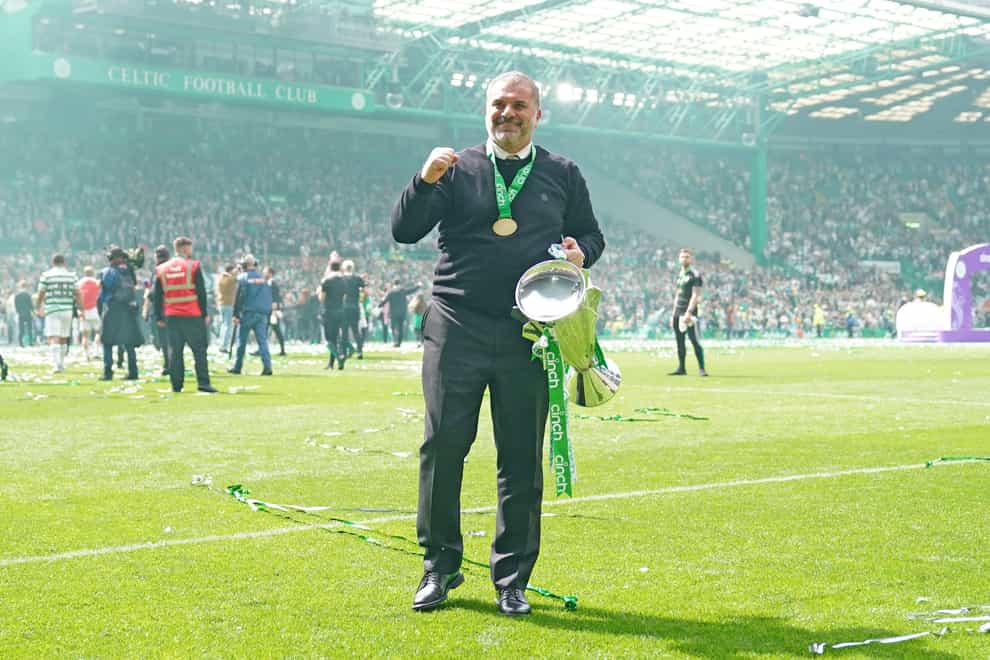 Celtic manager Ange Postecoglou has paid tribute to the Lisbon Lions (Jane Barlow/PA)