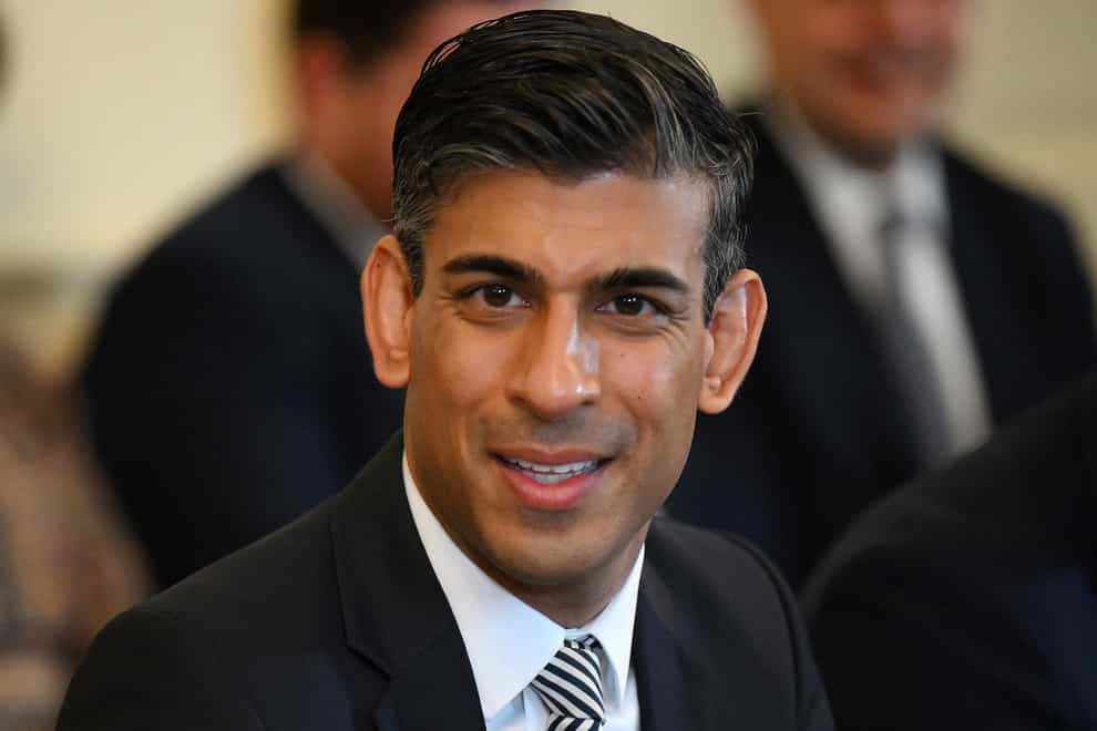 Chancellor of the Exchequer Rishi Sunak during a Cabinet meeting at 10 Downing Street, London. Picture date: Tuesday May 24, 2022 (Daniel Leal/PA)