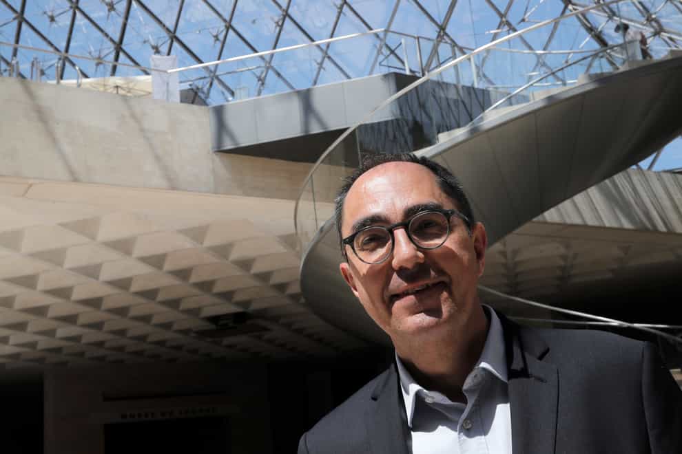 Jean-Luc Martinez took up the Louvre post in 2013 (Christophe Ena/AP)