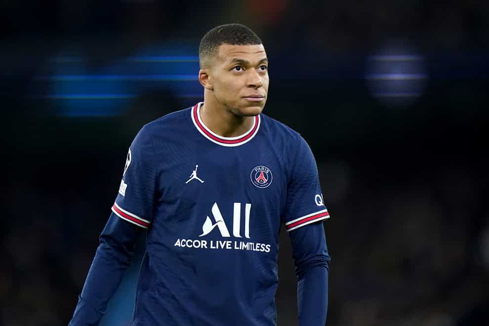 The chairman of the French league says Kylian Mbappe has been smeared by LaLiga president Javier Tebas (Tim Goode/PA)