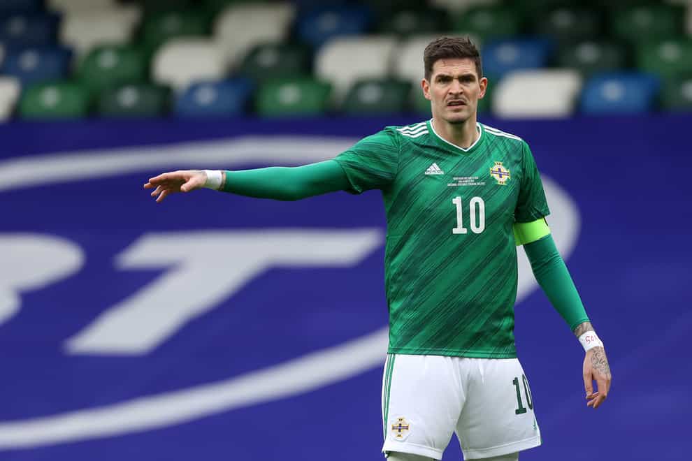 Striker Kyle Lafferty has been recalled by Northern Ireland at the age of 34 (Liam McBurney/PA)