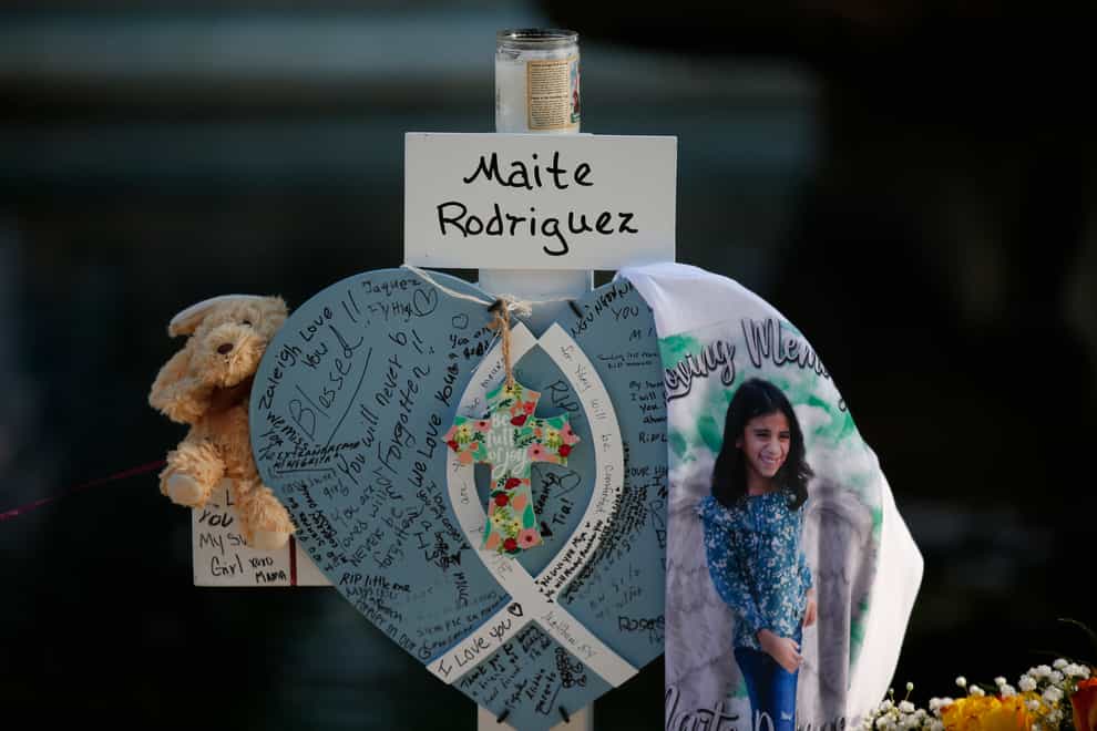A memorial site for the victims (Dario Lopez-Mills/AP)