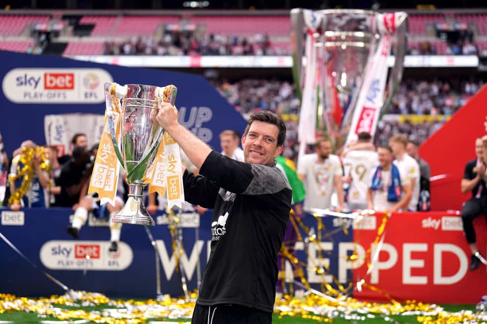 Port Vale manager Darrell Clarke dedicated victory at Wembley to his late daughter Ellie (John Walton/PA)