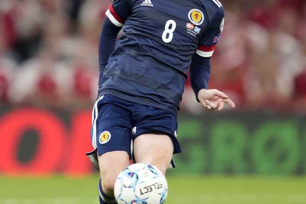 Callum McGregor says Scotland focus is on victory over Ukraine (Claus Bech/PA)