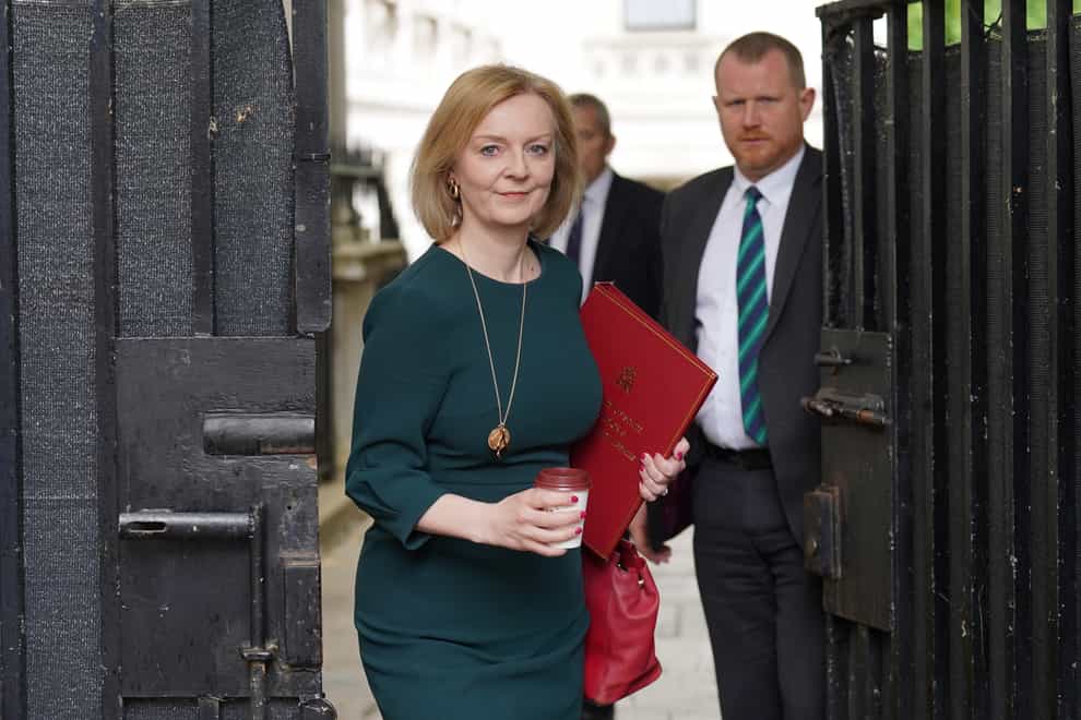<p>Foreign Secretary Liz Truss has urged western allies to continue supporting Ukraine in its struggle against Russia’s invasion (Stefan Rousseau/PA)</p>