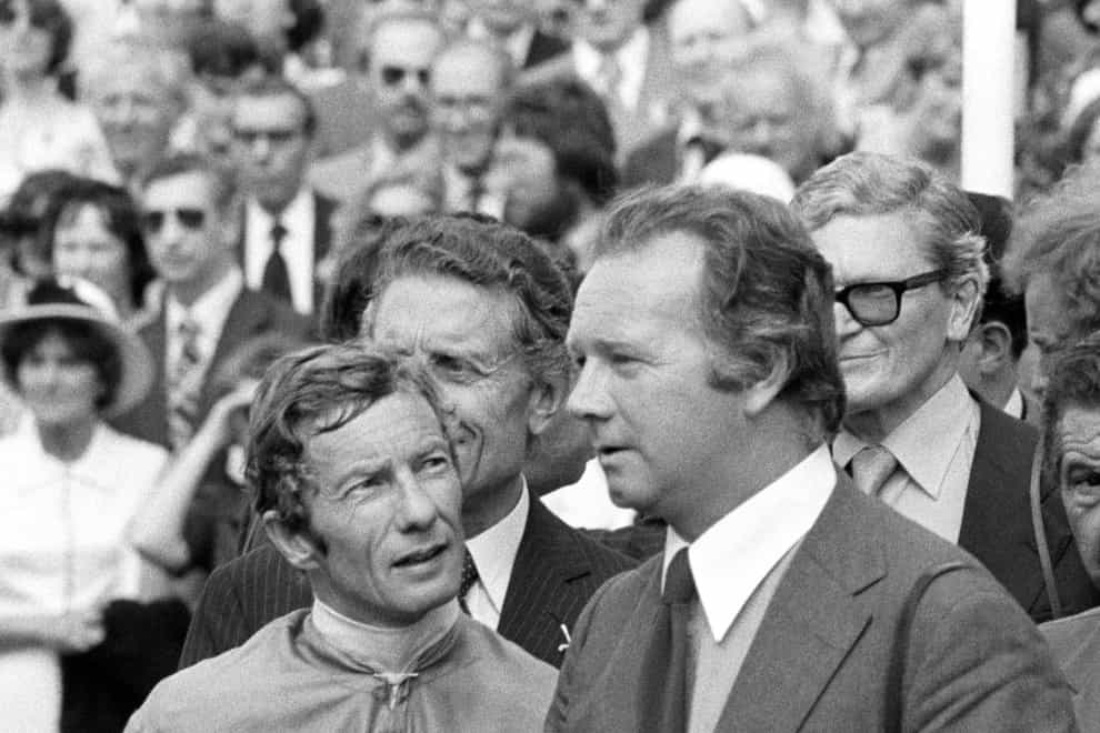 Lester Piggott and Robert Sangster shared some glorious victories, including with The Minstrel (PA)