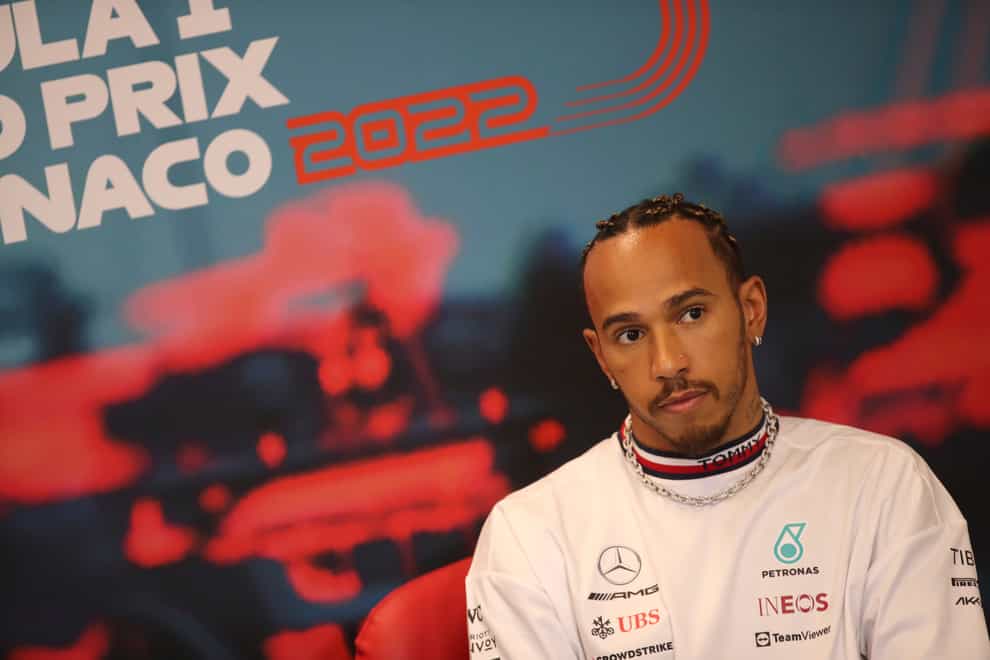 Lewis Hamilton was frustrated with the handling of the start to the Monaco Grand Prix (Daniel Cole/AP)
