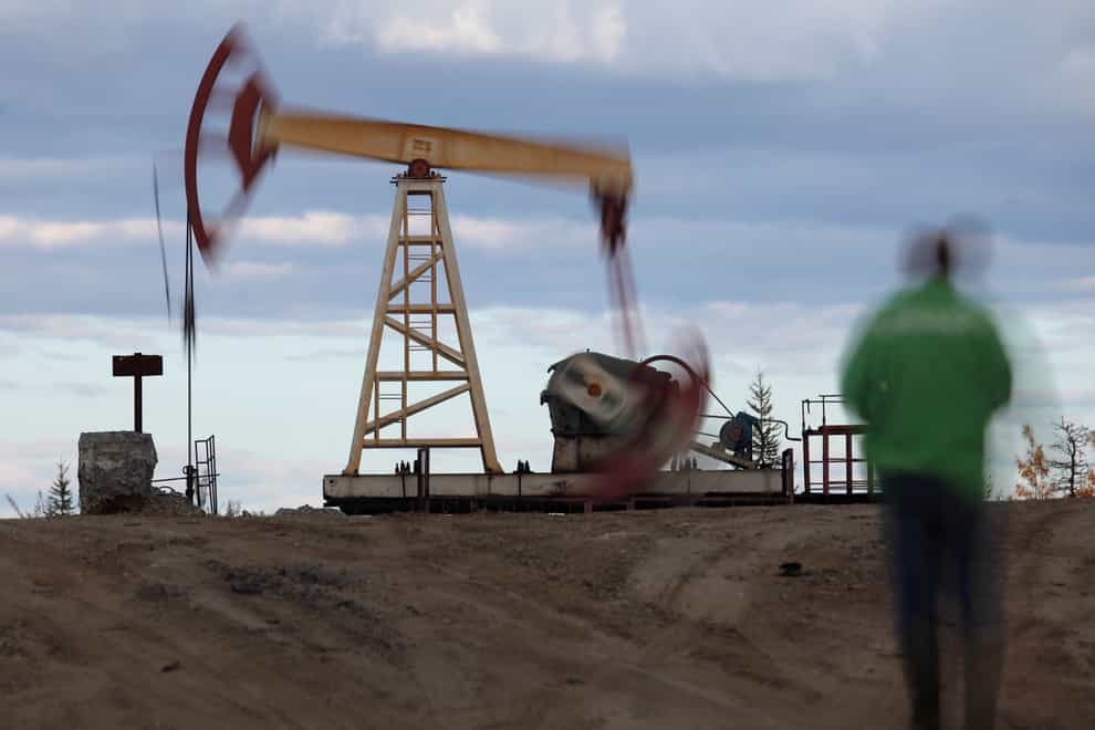 An oil rig in Russia (Dmitry Lovetsky/AP)