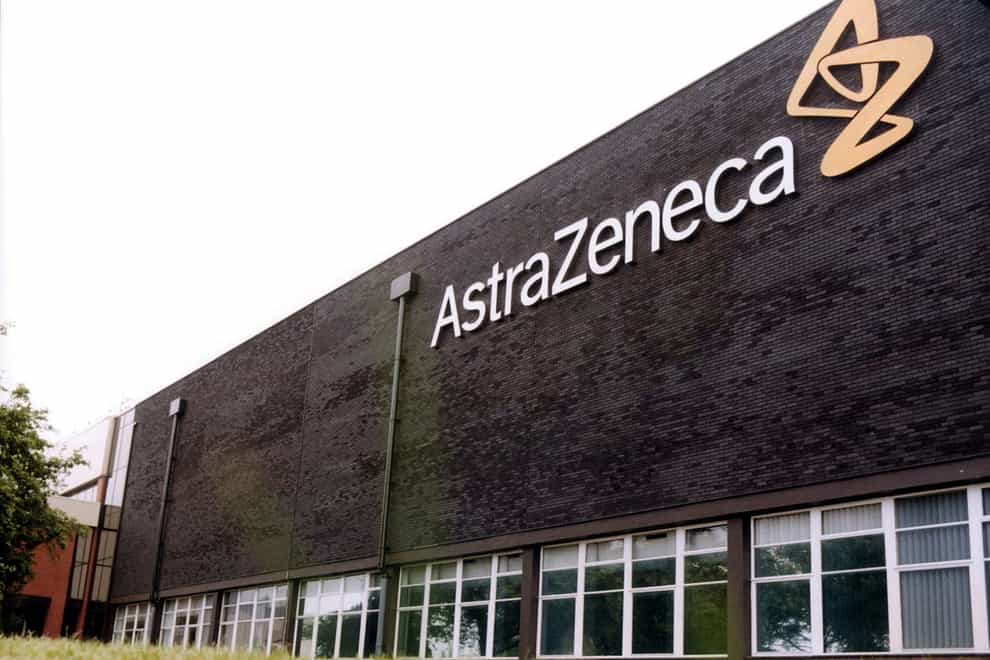 London’s biggest company, AstraZeneca, was among those whose shares fell on Monday (PA)