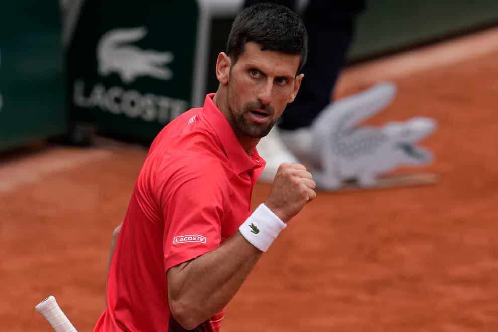 Novak Djokovic was jeered by the crowd (Christophe Ena/AP)