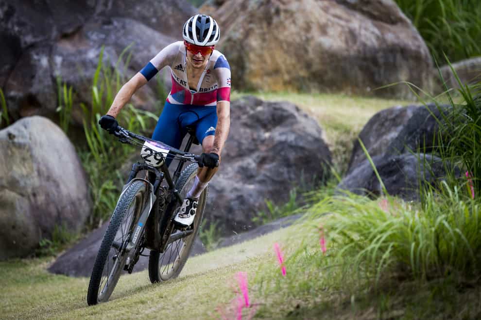 Olympic champion Tom Pidcock has been back on his mountain bike after a spell on the road (Jasper Jacobs/PA)