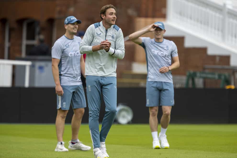 Stuart Broad is buzzing about being back in the England squad (Steven Paston/PA)