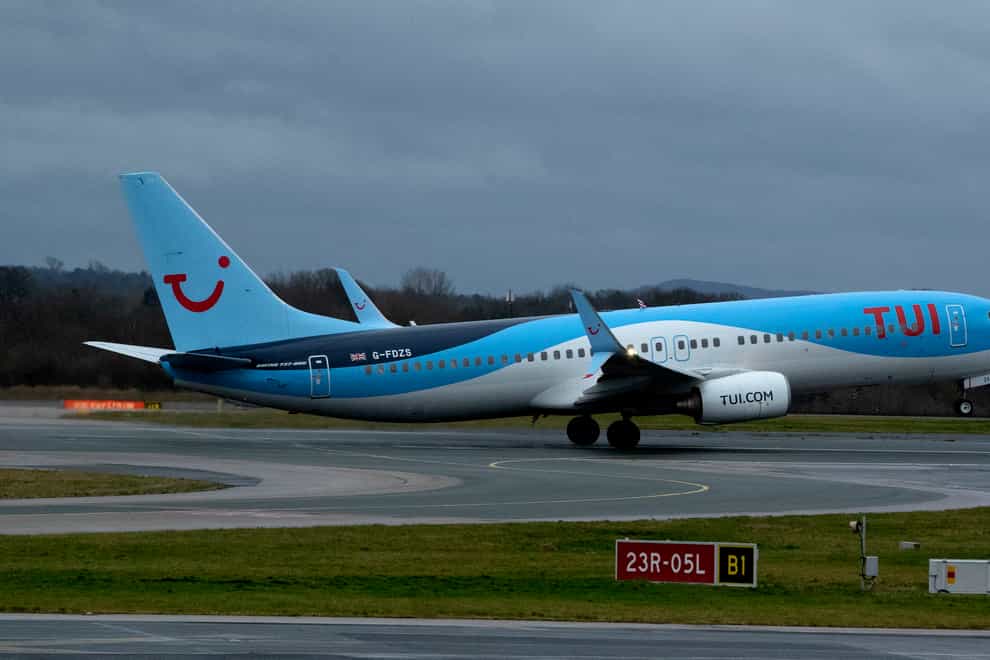 Tui Airways has cancelled nearly 200 flights due to serve Manchester Airport between now and the end of June as the chaos faced by UK holidaymakers worsens (Peter Byrne/PA)