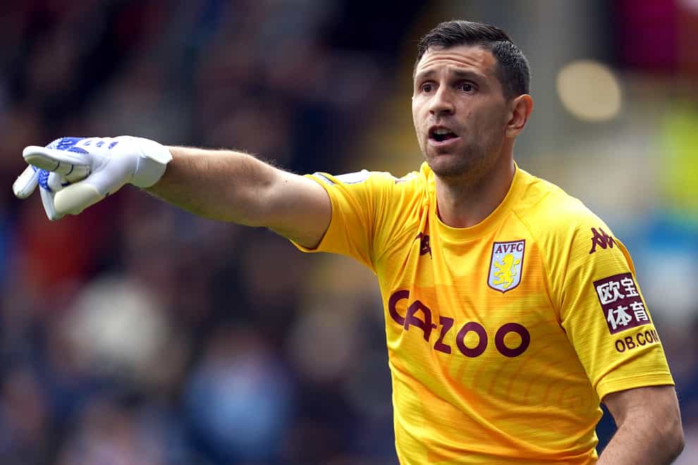Aston Villa goalkeeper Emiliano Martinez has dismissed rumours he may need a knee operation (Nick Potts/PA)