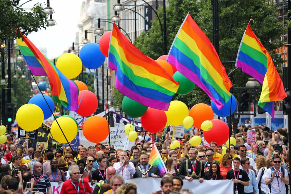 London Pride parade is celebrating its 50th anniversary this year (Alamy/PA)