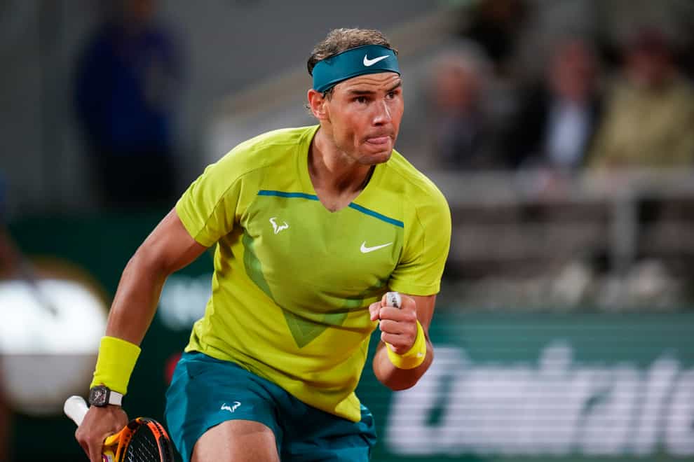 Rafael Nadal is into the semi-finals (Christophe Ena/AP)