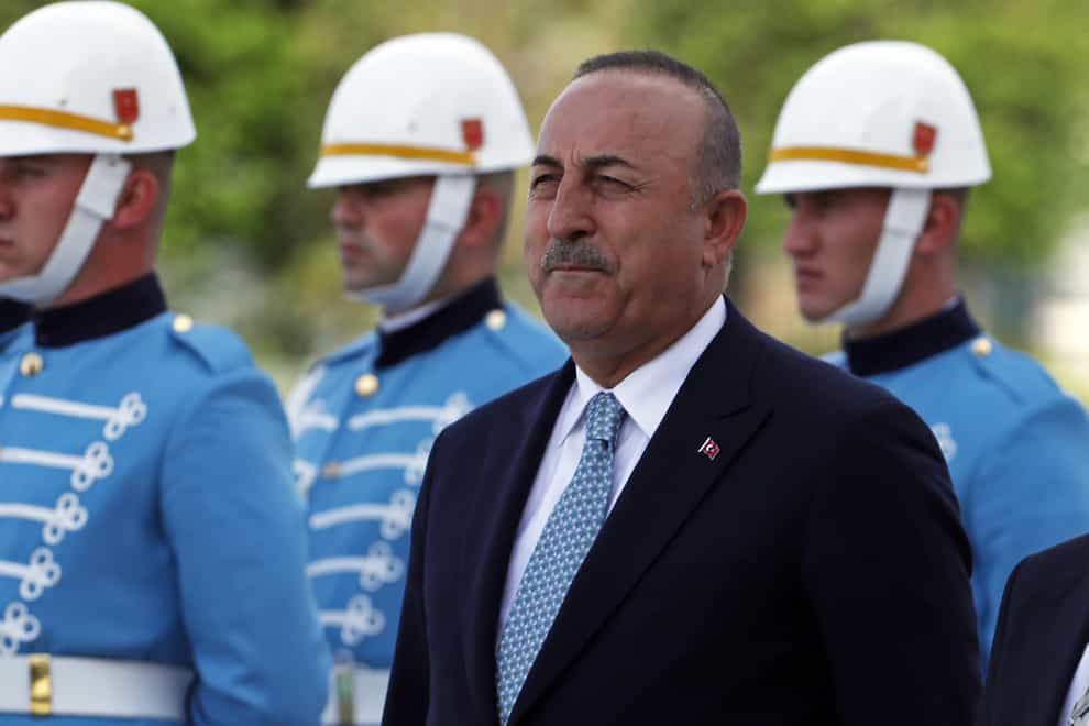 Turkish foreign minister Mevlut Cavusoglu (AP)