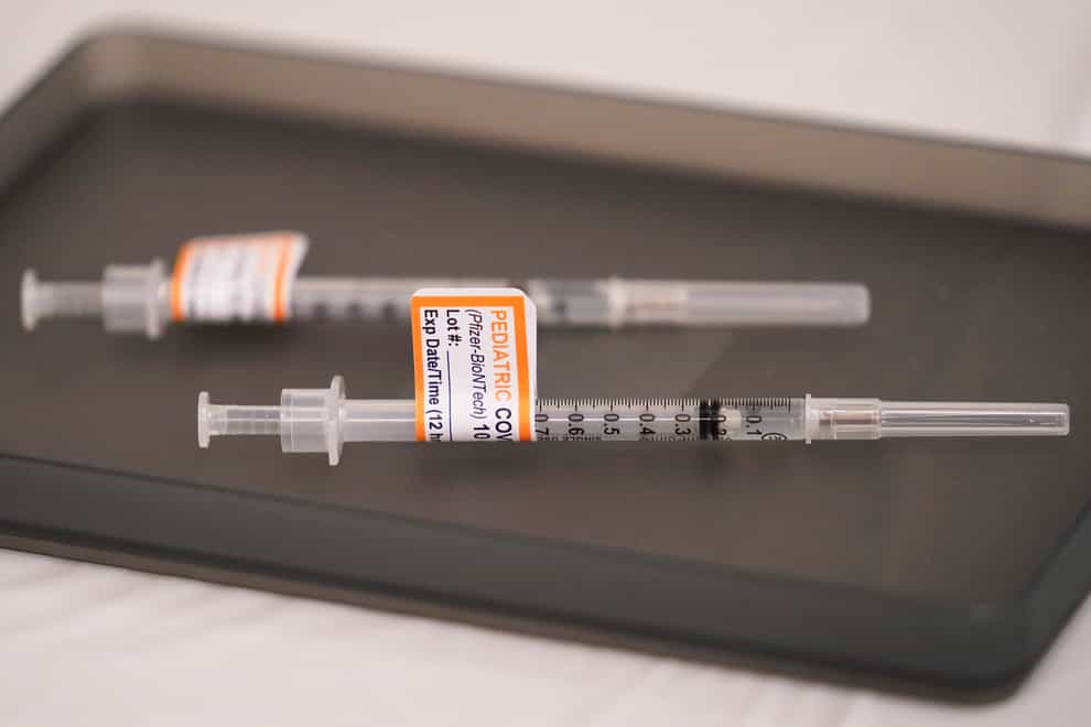 A Pfizer vaccine (AP)