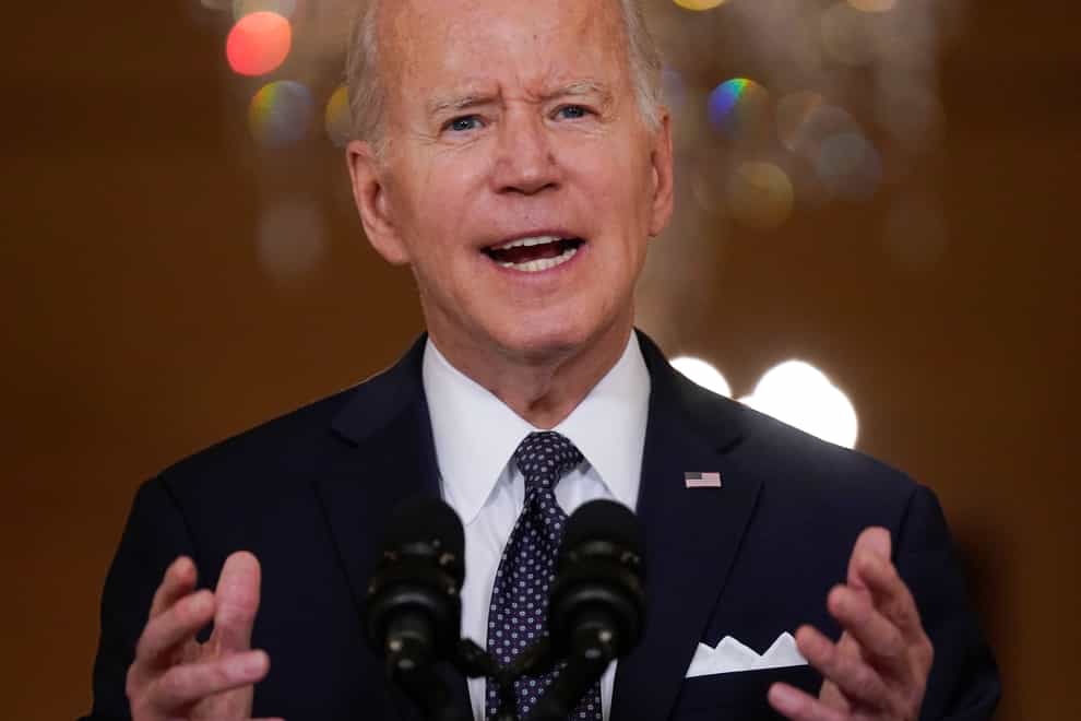 US President Joe Biden has delivered an impassioned plea to Congress to act on gun control (Evan Vucci/AP)
