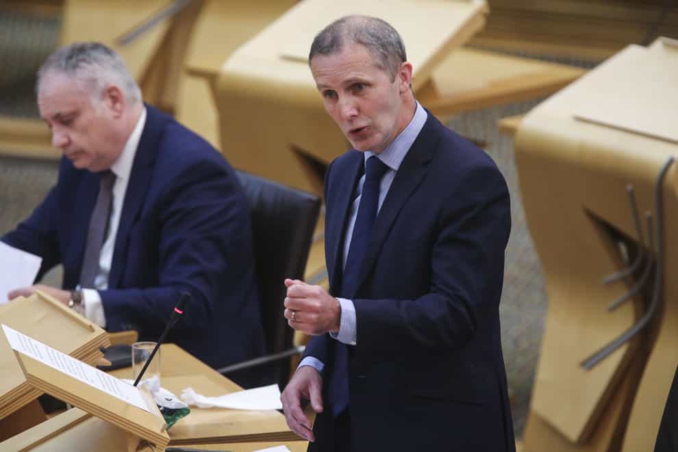 Michael Matheson said the Government must ‘redouble our focus on efficiency, structural change and collaboration’ (Fraser Bremner/Scottish Daily Mail/PA)