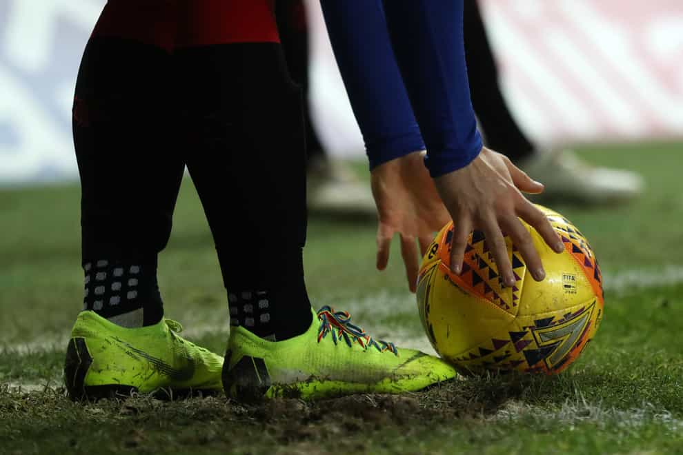 Scottish football has had rainbow laces campaigns to show solidarity with the LGBT community (Andrew Milligan/PA)