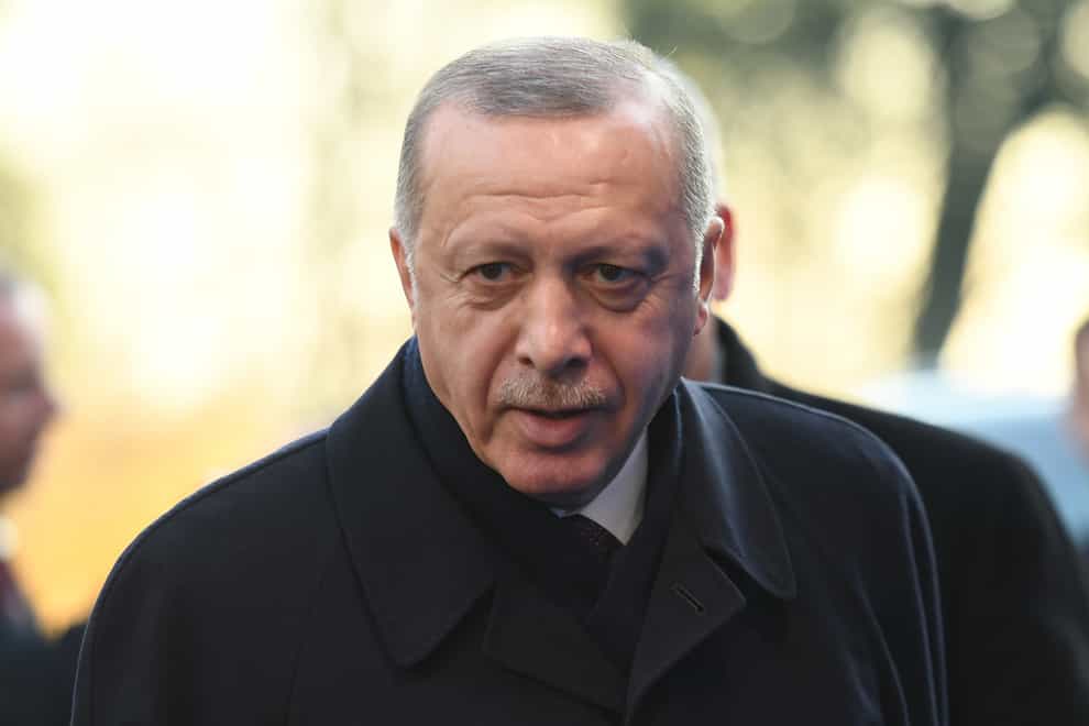 President of Turkey, Recep Tayyip Erdogan (Chris J Ratcliffe/PA)