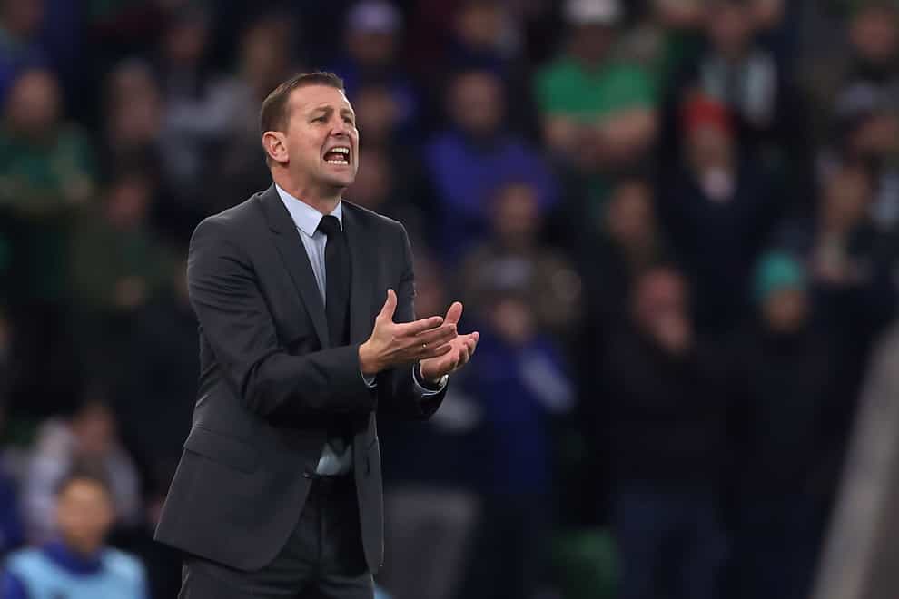 Ian Baraclough said his Northern Ireland players were more than capable of handling pressure (Liam McBurney/PA)