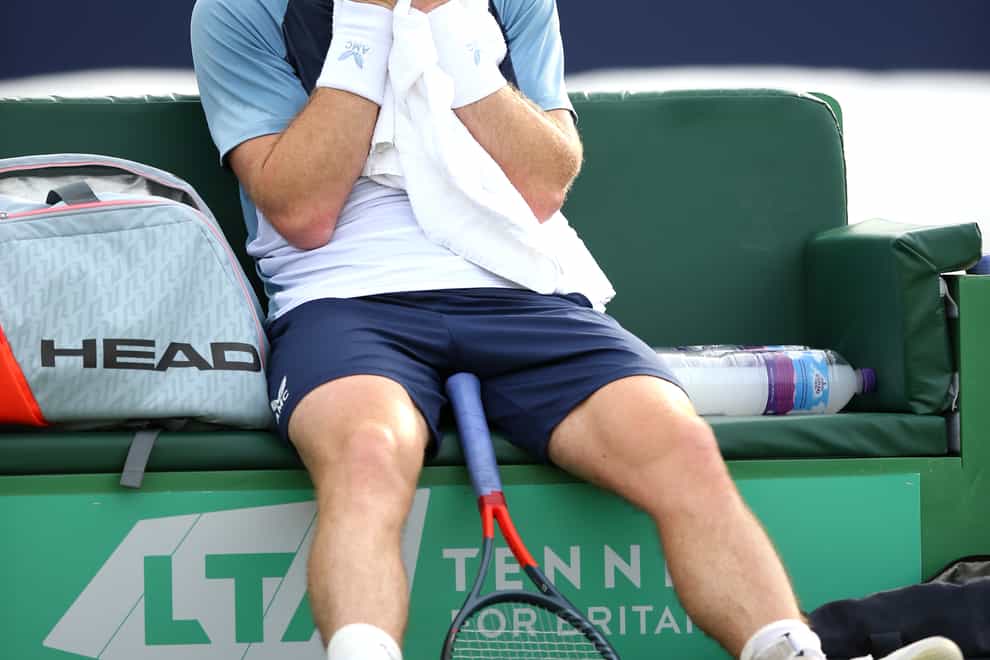 Andy Murray was beaten by Denis Kudla in Surbiton (Nigel French/PA)