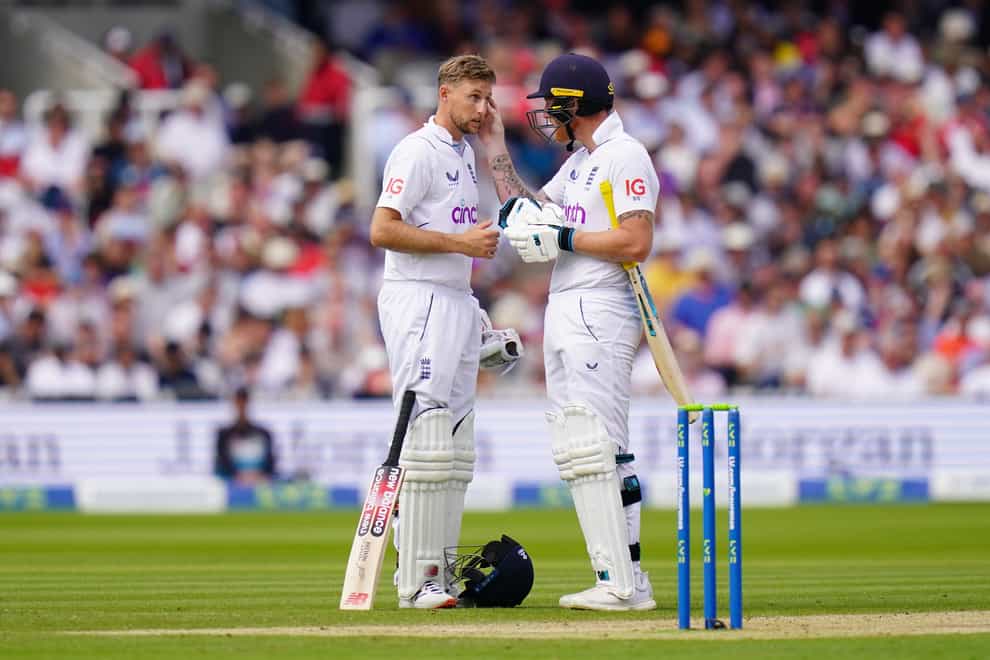 Joe Root (left) and Ben Stokes helped put England into a dominant position (Adam Davy/PA)