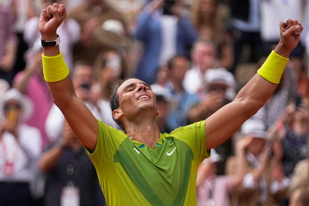 Rafael Nadal clinched his 22nd grand slam title (AP Photo/Michel Euler)