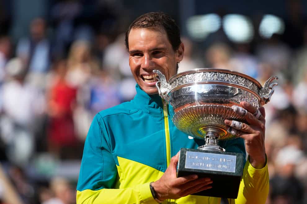 Rafael Nadal gets his teeth into a14th French Open title (Michel Euler/AP)