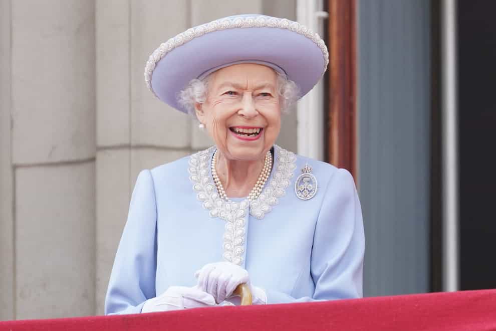 The Queen following the Trooping the Colour ceremony (Jonathan Brady/PA)