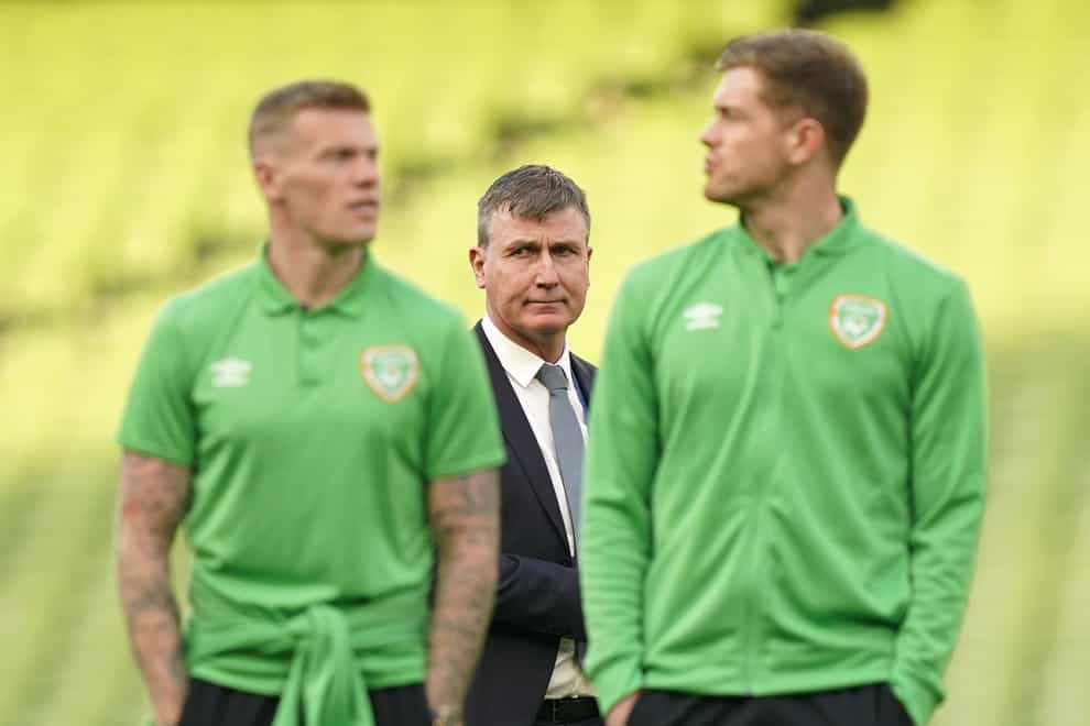 Nathan Collins (right) has insisted the Republic of Ireland’s Nations League defeat in Armenia could prove to be a good thing in the long run (Niall Carson/PA)
